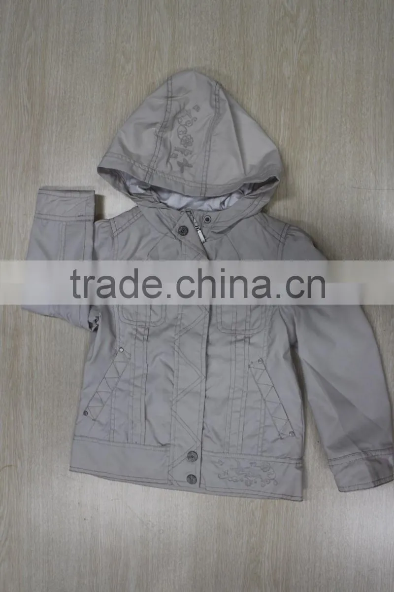 2015 hot sale childrens hooded jacket