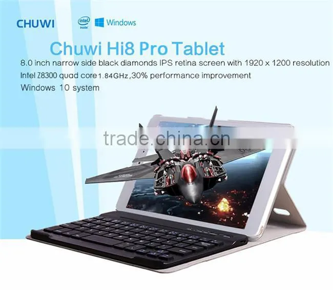 CHUWI Hi8 Pro 8" Win10 Tablet PC Intel Z8300 1920*1200 OTG 2GB 32GB White