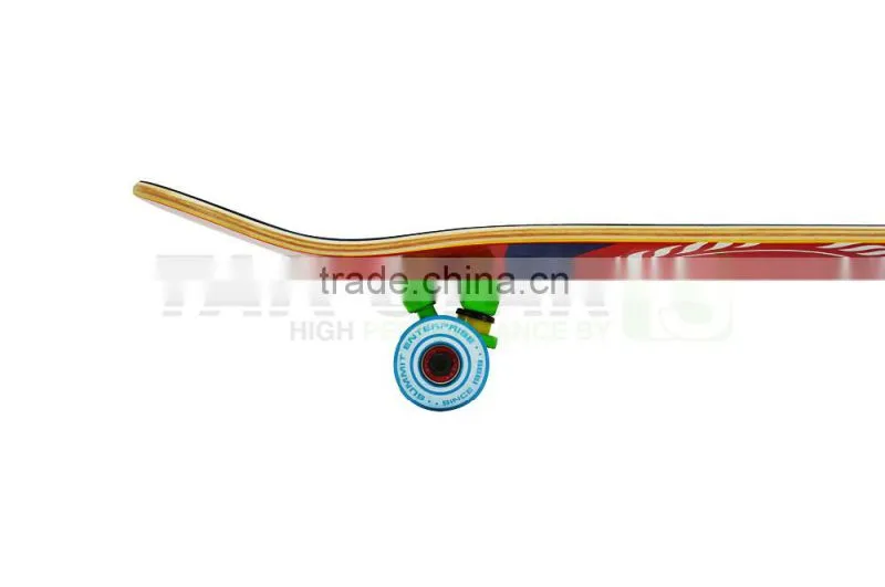 High quality 31x8 inches 7 ply 100% canadian maple short Skateboards maple wood skateboards