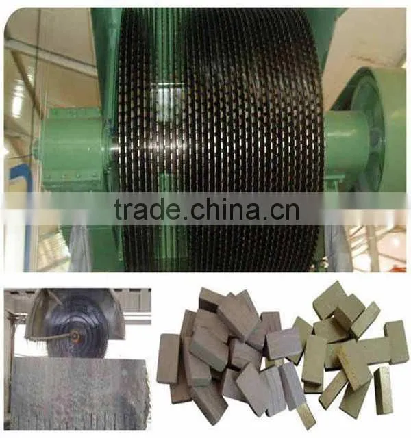 Different type diamond segments for granite cutting tools