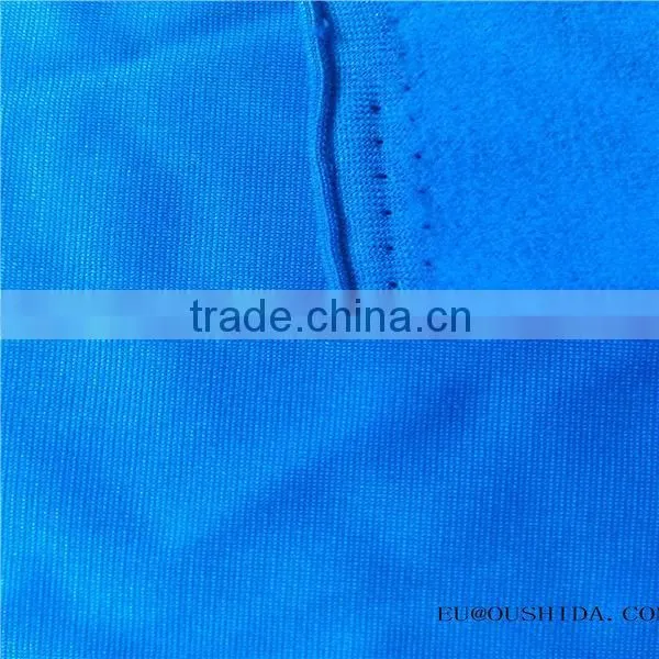 100% polyster brushed tricot