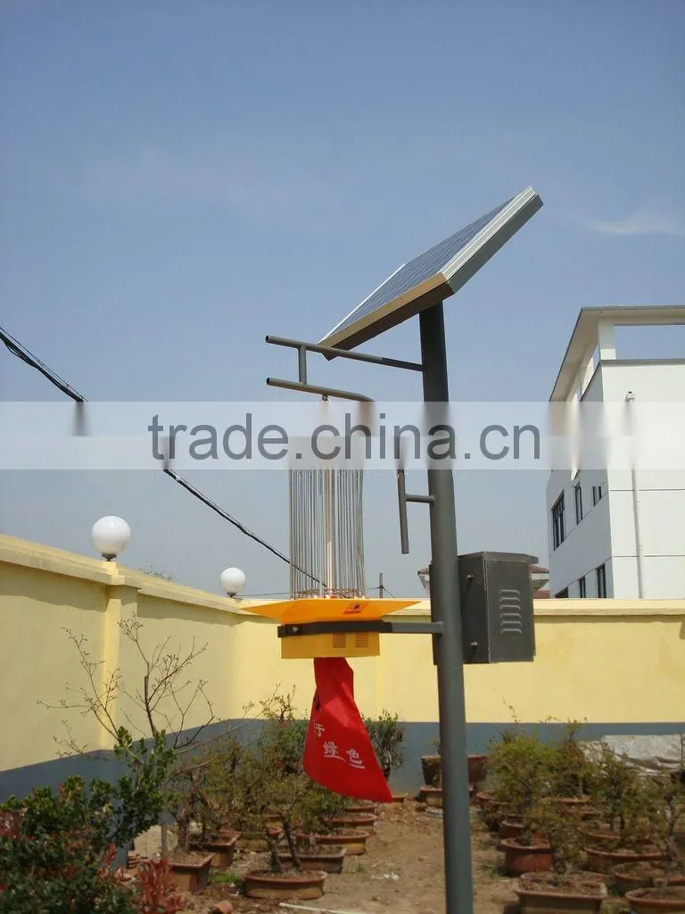 15W IP65 3.5m Solar Powered Pest Killer mosquito light uv lamp insect killer