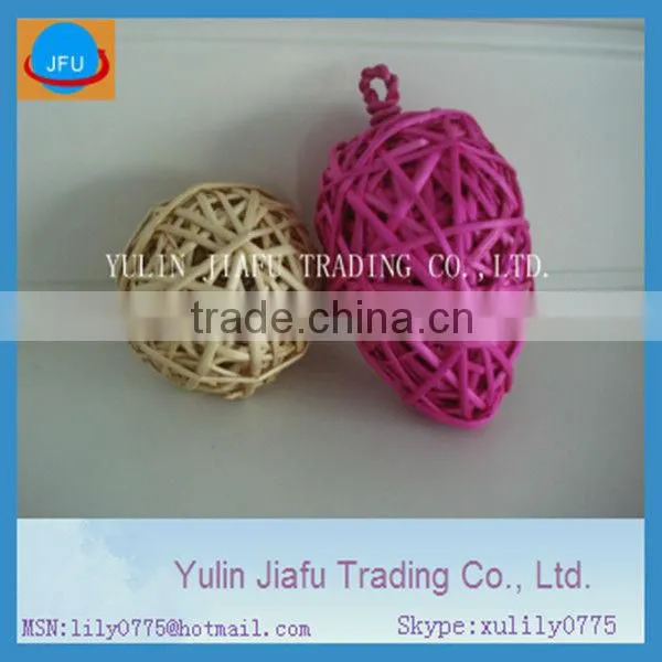 2013 handmade weaving chrismas colourful willow ball