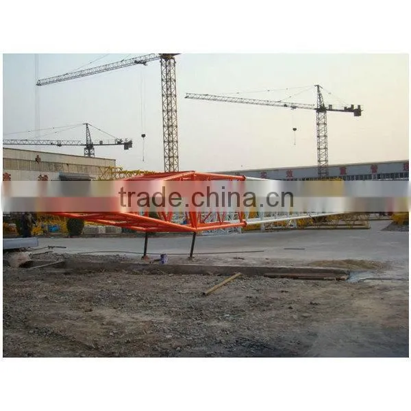 QTZD125(5025) 12t luffing jib tower crane/ inner climbing tower crane