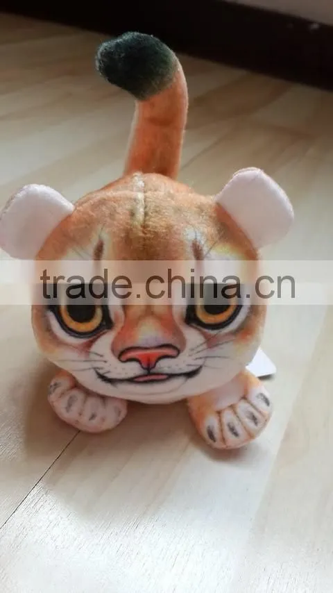 promotional gift plush toy shrike bird 3 D printing plush bird earthbag small shrike bird plush earthbag with beans