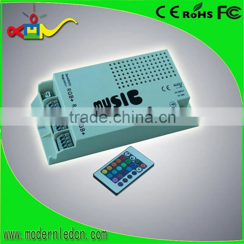 Hot sale IR Remote LED RGB Music controller with remote