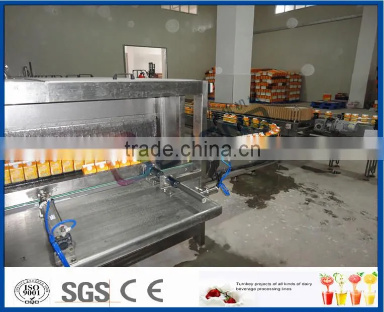 PET bottle pasteurizing and cooling tunnel