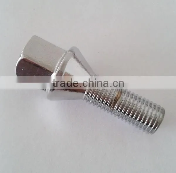 High strength motor car wheel bolt, high quality steel automotive bolt