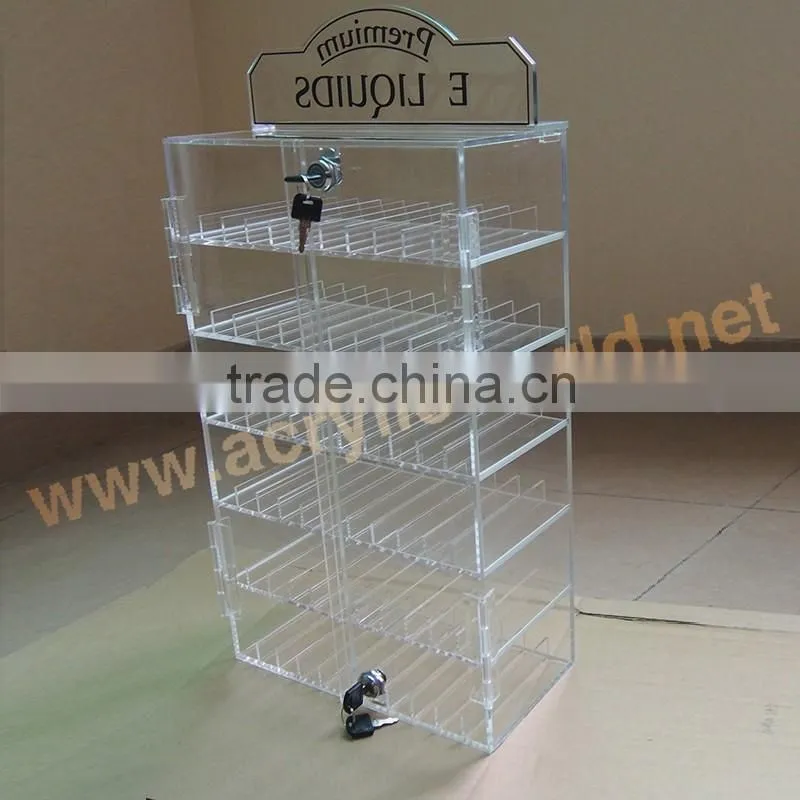 Electronic Cigs Display Case / E-LIQUID Vape display stand