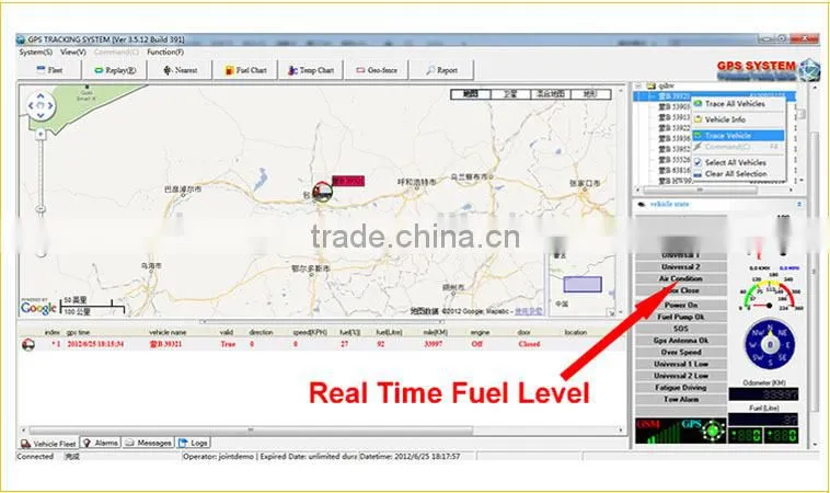 ULS-200 ultrasonic analog sensor for gps tracking system RS232 /485 and 0-5v output