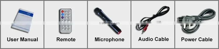 Single 6.5 inch Sound System 2.0 Active Speaker PA Speaker with Rechargable Battery