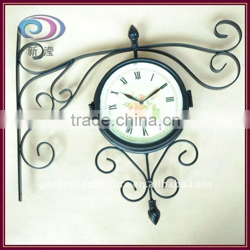 Unique Iron Wall Clock For Home Decoration