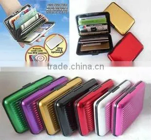 Credit card holder aluminum credit card case