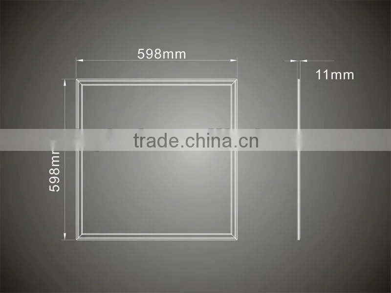 untral slim SMD 5630 39W dimmable led panel 60x60 with CE and 3 years warranty