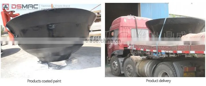 Terex spare parts- cone crusher concave, cone crusher spare parts with longer serve life (from OEM manufacture)