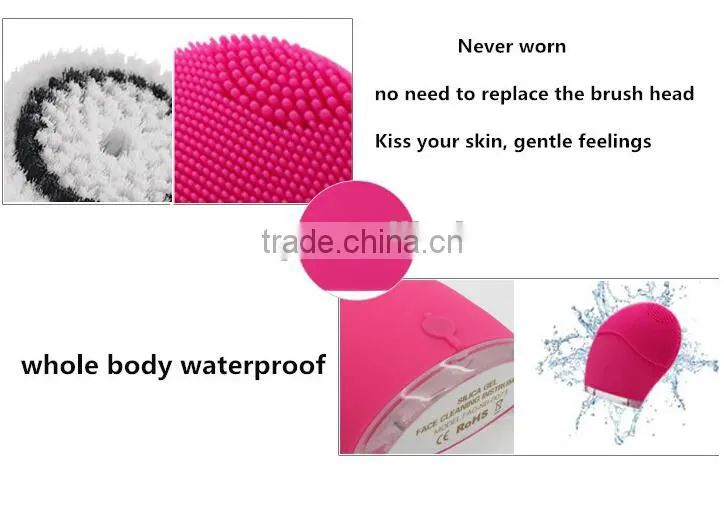 2016 new arrival face washing brush ultrasonic face lift machine home