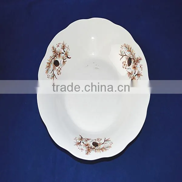 2016 new logo ceramic plate ,top quality photo plate