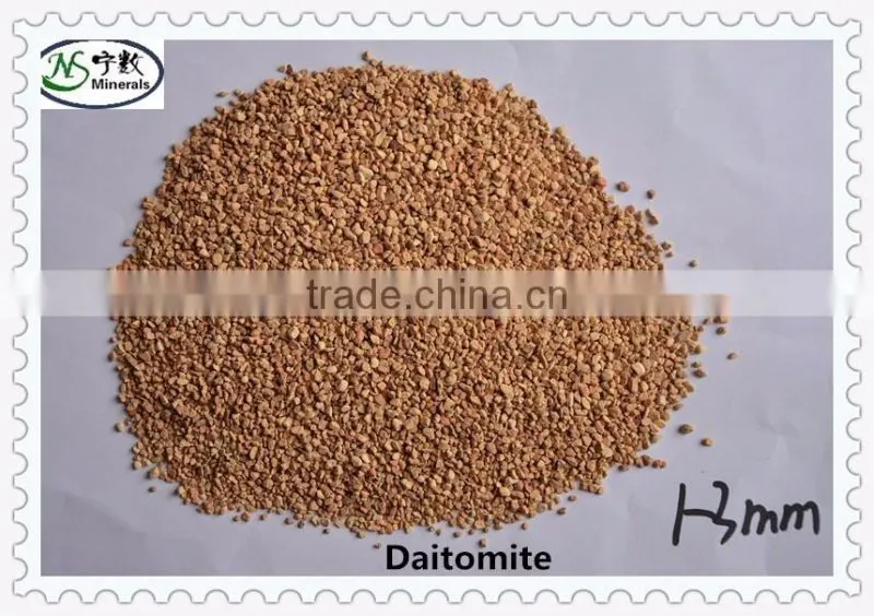 Diatomaceous earth diatomite absorbent with high absorbent capacity