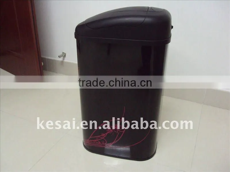 Plastic Sensor Trash Bin automatic trash can auto open trash can Hand Free-KSLD-3-15L one touch dustbin
