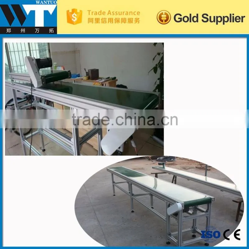 Mini aluminium alloy flat pvc green conveyor belts price