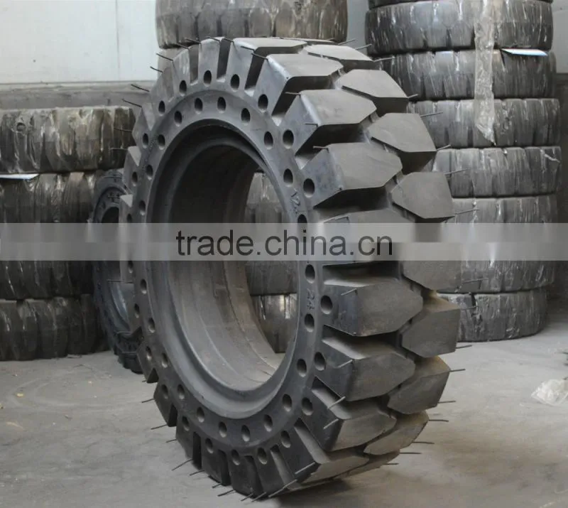 12.00-24 12.00-20 11.00-20 Pneumatic solid forklift tyre / industrial tyre