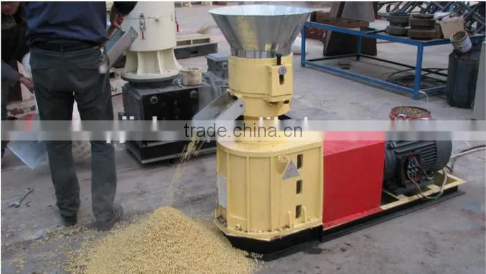 small output mini model flat die animal feed pellet machine