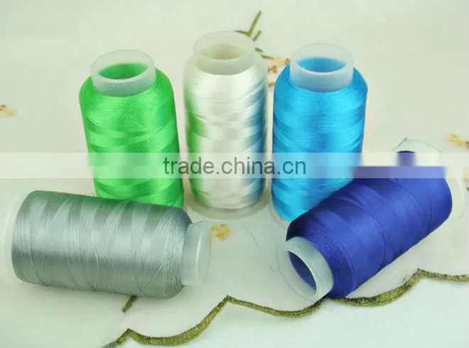 Threads for machine embroidery