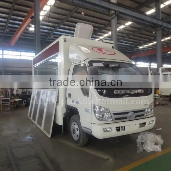 P8 fullcolor screen 4*2 FORLAND LED Advertising Truck for sale