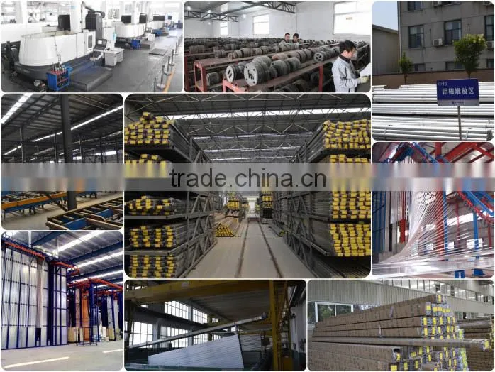 all kinds of surface treatment aluminum curtain wall profile