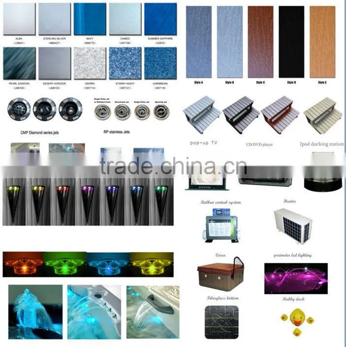 SPA Hydro Massage Pool Large Outdoor SPA Pool Outdoor Endless Strong Jet Wholesale Swimming Pool Spa Hot Tub Swimming Pool
