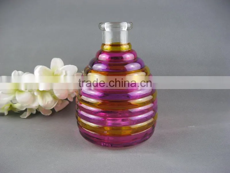 colored glass wasp trap hanging glass bee catcher , glsss bee catcher