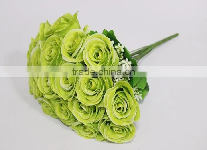 Vente en gros de roses artificielles fabriquees en Chine