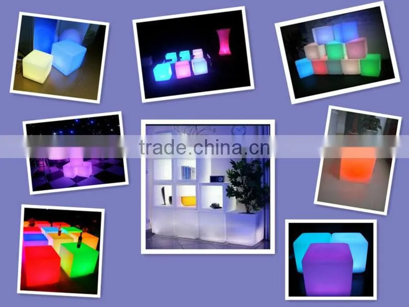 Fashion LED Cube Seat/Plastic Cube /LED Cube YM-LC404040