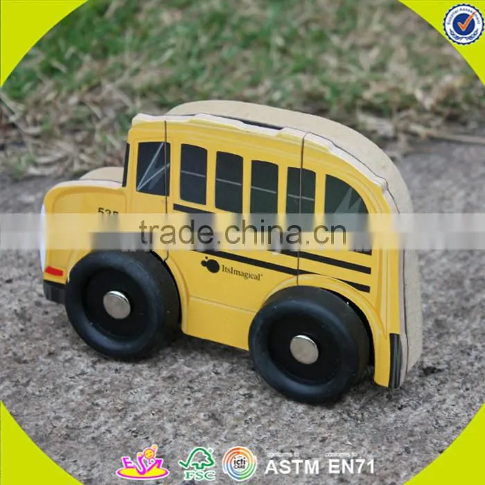 wholesale baby wooden diy car toy, multitype kids wooden diy car toy, educational children wooden diy car toy W04A137
