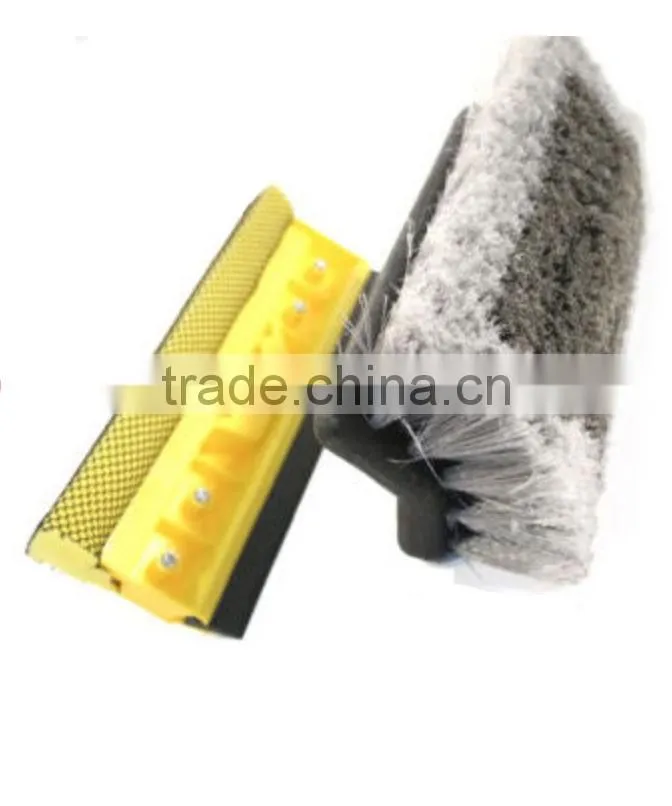 3M 9Ft Extendable Aluminum Telescopic Water Fed Window Car Van Wash Brush