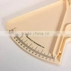 0-80mm Slim Guide Skinfold Caliper Measure Body Fat Tester for Health Tools