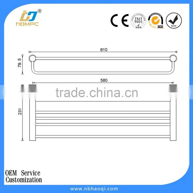 bathroom mental towel rack for bathroom