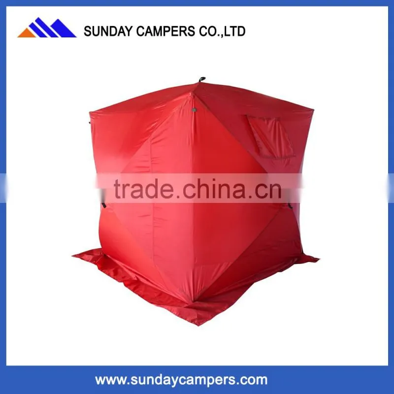 2017 new selling fishing tent shelter tent waterproof covers with red color
