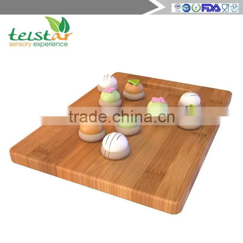 Enduring Bamboo 3 Piece Cutting Board Set Breads Meats Vegetables - Hardy Bamboo Care Instructions & Lifetime Guarantee