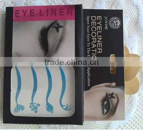 Joyme Colorful Eyeliner Sticker Eyeshadow Temporary Tattoo Make-up Eyeliner