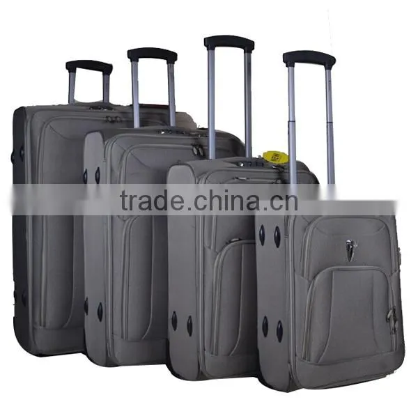 Pressional stock luggage trolley bag supplier from china