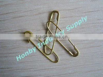 Traditional coilless U shaped safety pin for jewelry design