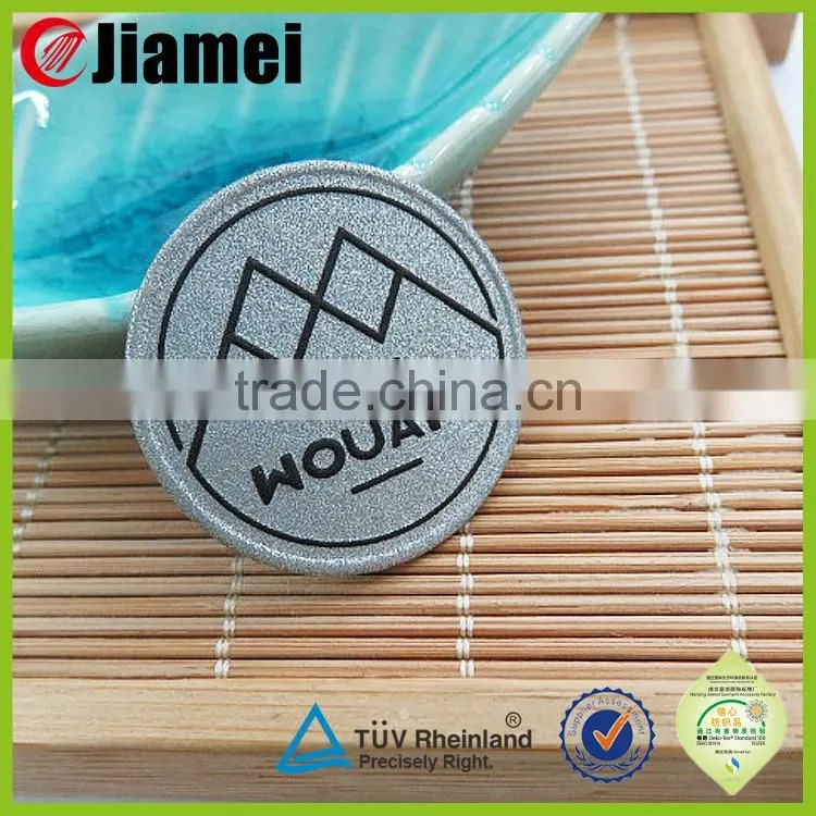 Custom garment pvc logo embossed reflective label/patch/tag