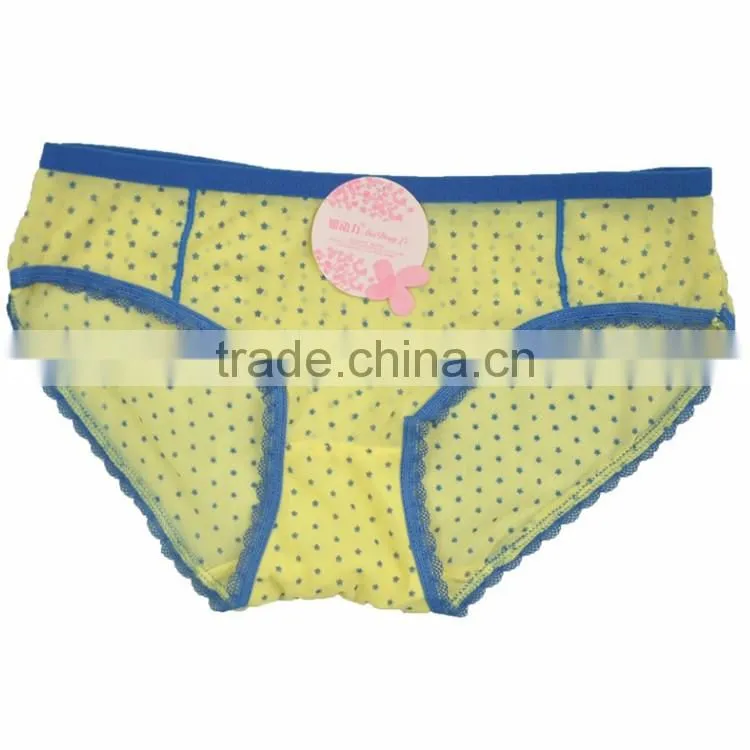 Silk kids young girls underwear panties model