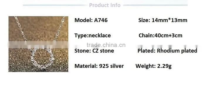 sterling silver jewelry necklace 925 silver circle pendant necklace