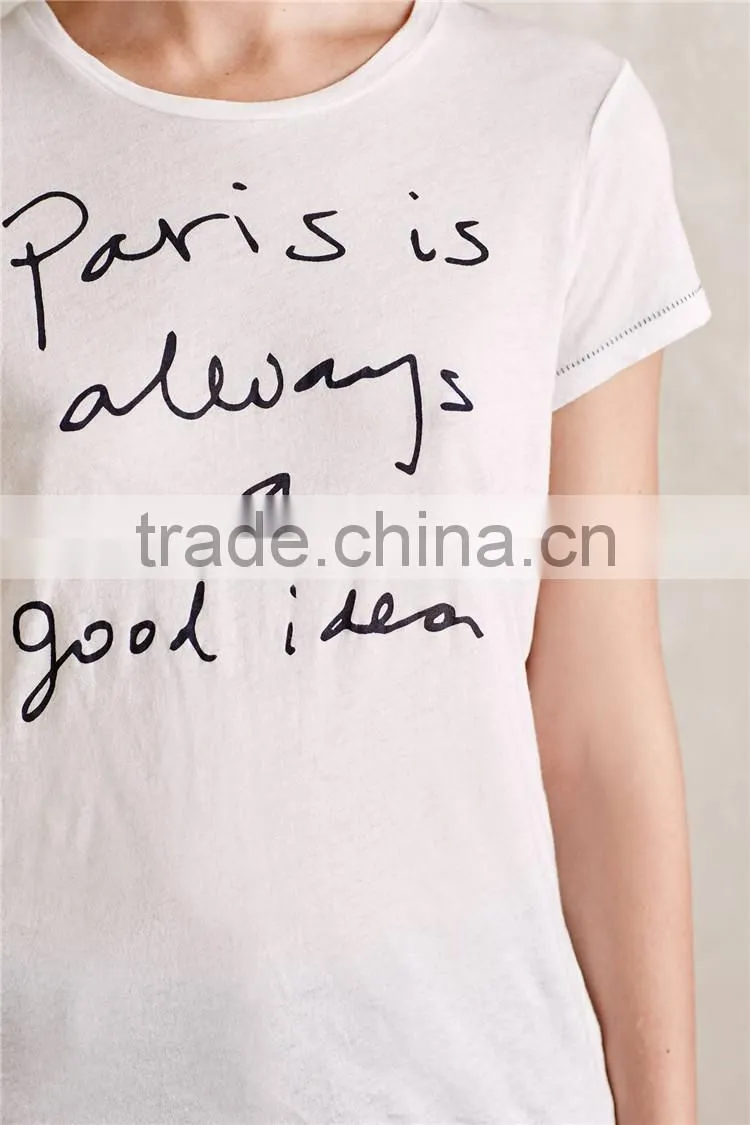 Alibaba China supplier online shopping best selling loose cotton t shirt for women