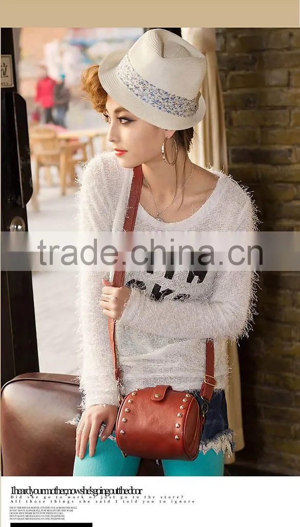 Artificial Leather Rivet Bag Mobile Phone Camera Bag Ladies Messenger Bag SV000197#
