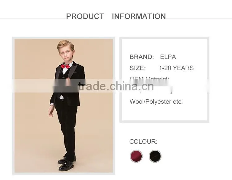 Slim fit boys clothes party wear suits for young adults