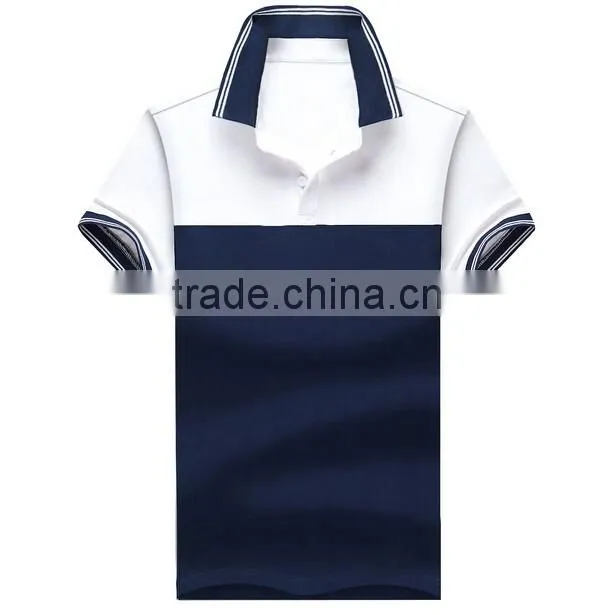 Mens Polo T shirt,100%Cotton Two Colors Mens Printing Wholesale Bulk Polo Shirt