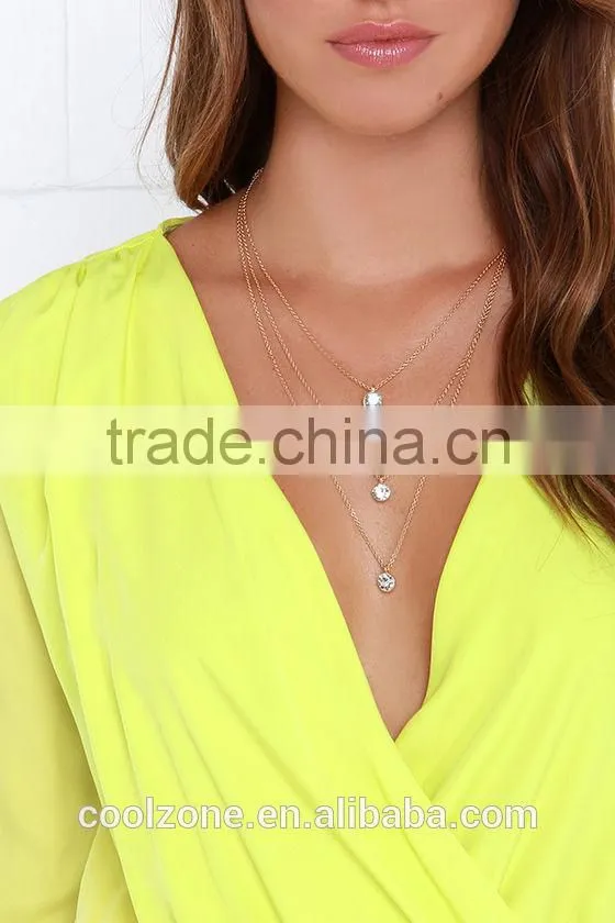 2015 hot selling cute lady long sleeve mooning women playsuit